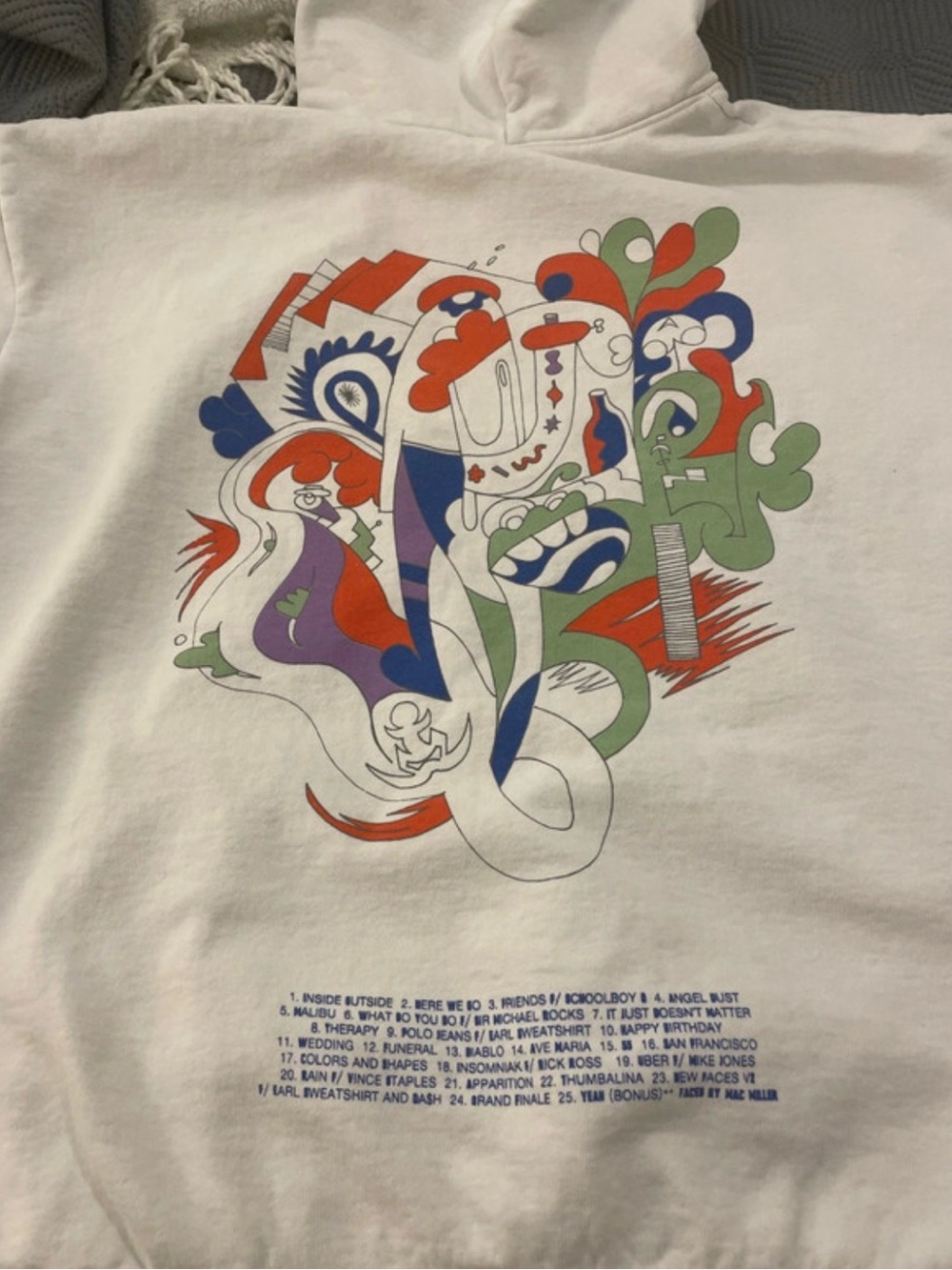 Mac miller Faces Tour hoodie